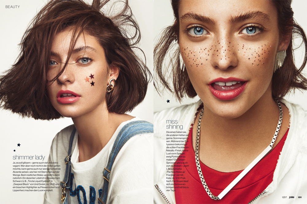 Glitzer-Look zu Silvester