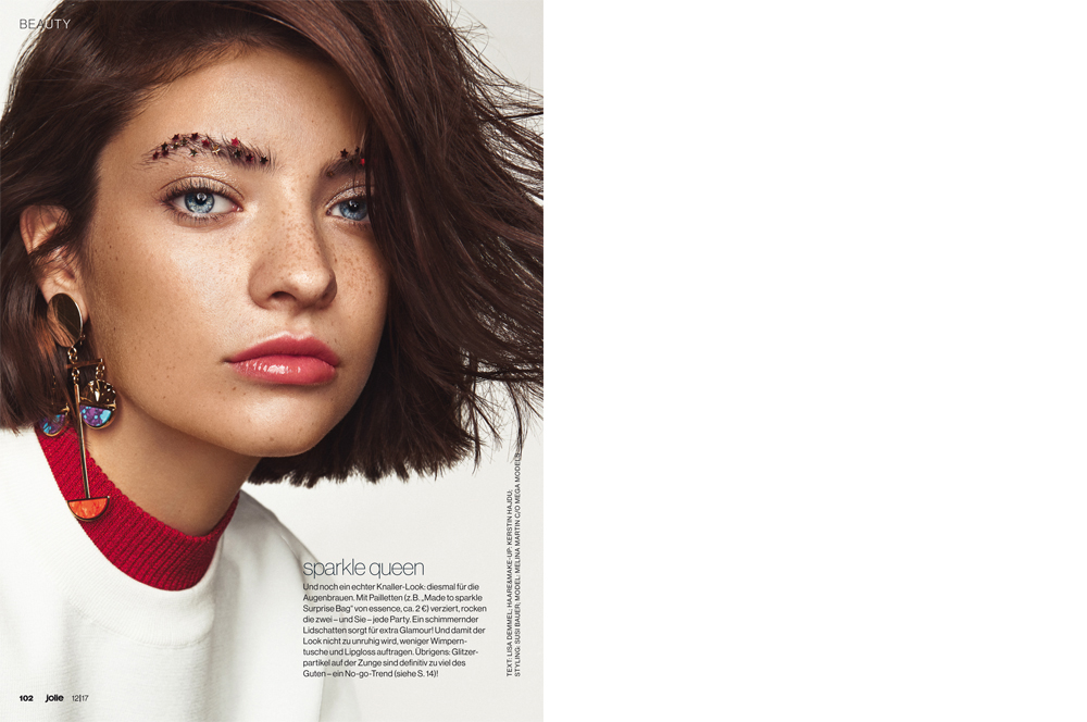 Glitzer-Look zu Silvester